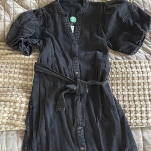 Rails Black Chmabray Dress
